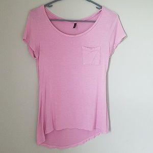 pink shirt with pocket